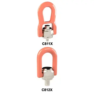 C811X/C812X Point de levage Grade 10 – rotatif 360°, rabattable 90°