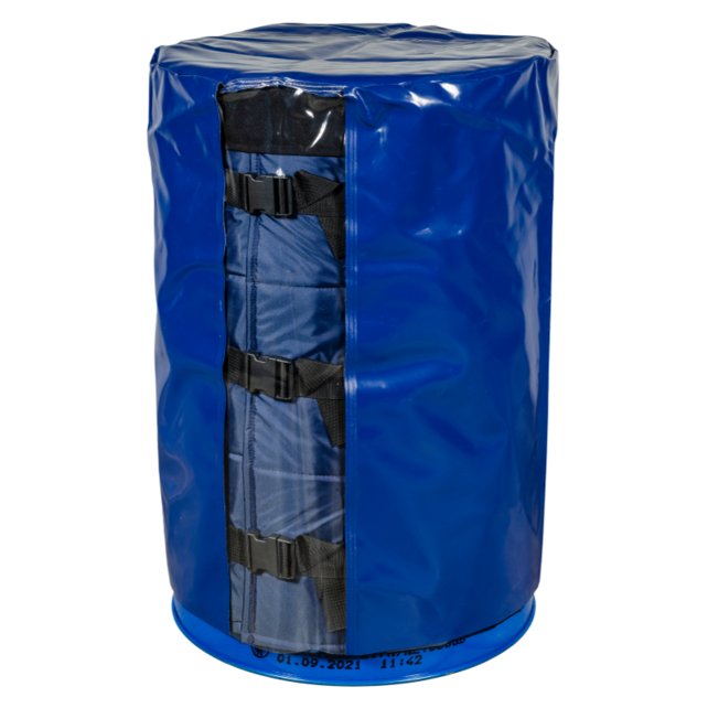 housse PVC étanche pour fût avec fenêtre