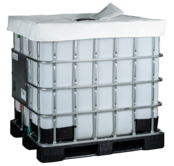 wit geïsoleerd IBC-deksel food & pharma 1000 L