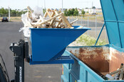 TIPPO tipping container 1100 L – 2000 kg – Blue RAL 5019