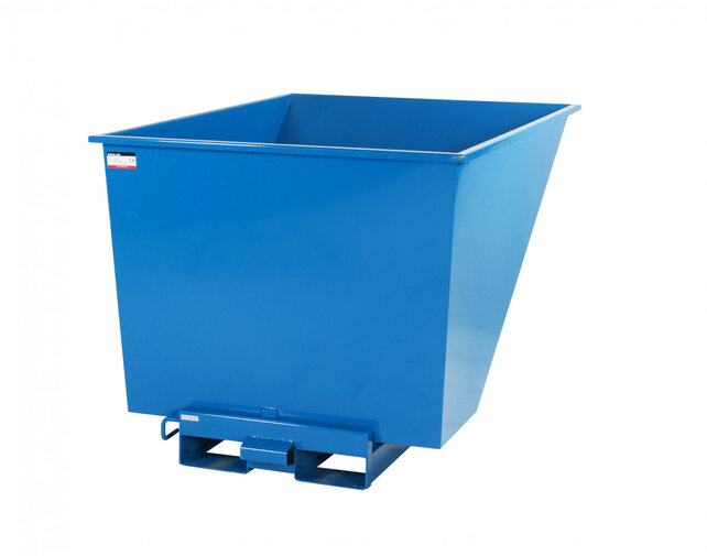 Benne basculante TIPPO 1100 L – 2000 kg – Bleu RAL 5019