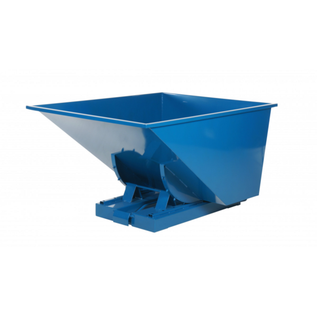 TIPPO tipping container 900 L – 2000 kg – Blue RAL 5019