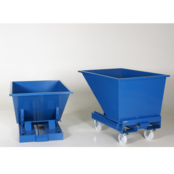 TIPPO kipcontainer 300 L – 1500 kg – Blauw RAL 5019