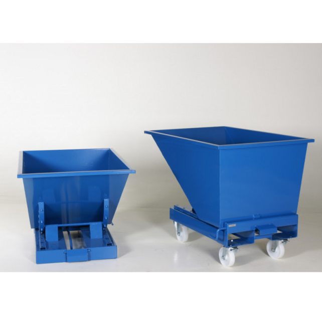 TIPPO tipping container 300 L – 1500 kg – Blue RAL 5019