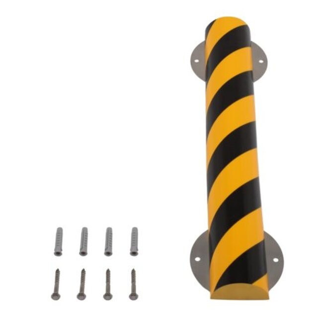 Kit de protection de surface en mousse PU Type C+ – 0,5 m – Jaune / noir