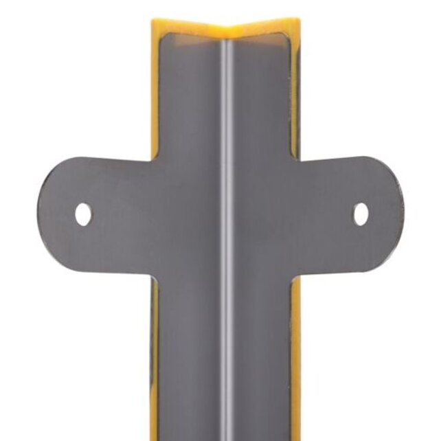 Kit de protection d’angle en mousse PU Type A – 1 m – Jaune / noir – autoadhésif