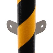 Kit de protection d’angle en mousse PU Type A – 1 m – Jaune / noir – autoadhésif