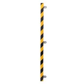 Kit de protection d’angle en mousse PU Type A – 1 m – Jaune / noir – autoadhésif
