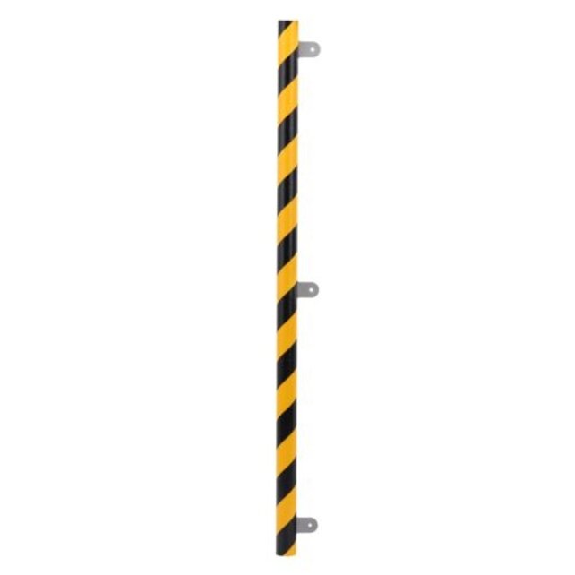 Kit de protection d’angle en mousse PU Type A – 1 m – Jaune / noir – autoadhésif