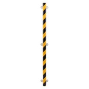 Kit de protection d’angle en mousse PU Type A – 1 m – Jaune / noir – autoadhésif