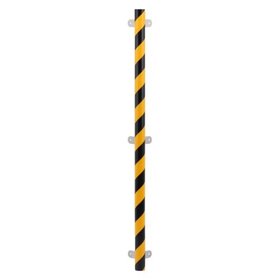 Kit de protection d’angle en mousse PU Type A – 1 m – Jaune / noir – autoadhésif