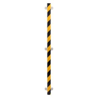 Kit de protection d’angle en mousse PU Type A – 1 m – Jaune / noir – autoadhésif