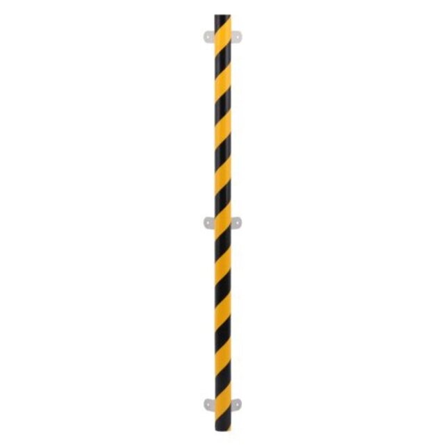 Kit de protection d’angle en mousse PU Type A – 1 m – Jaune / noir – autoadhésif