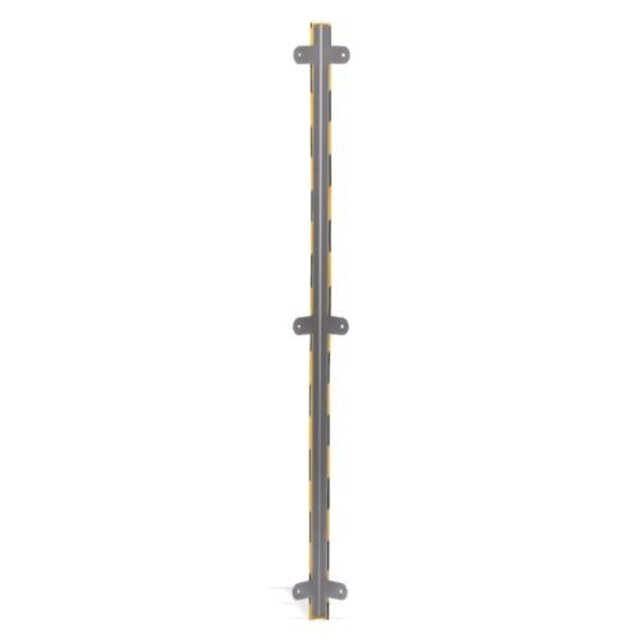 Kit de protection d’angle en mousse PU Type E – 1 m – Jaune / noir – autoadhésif