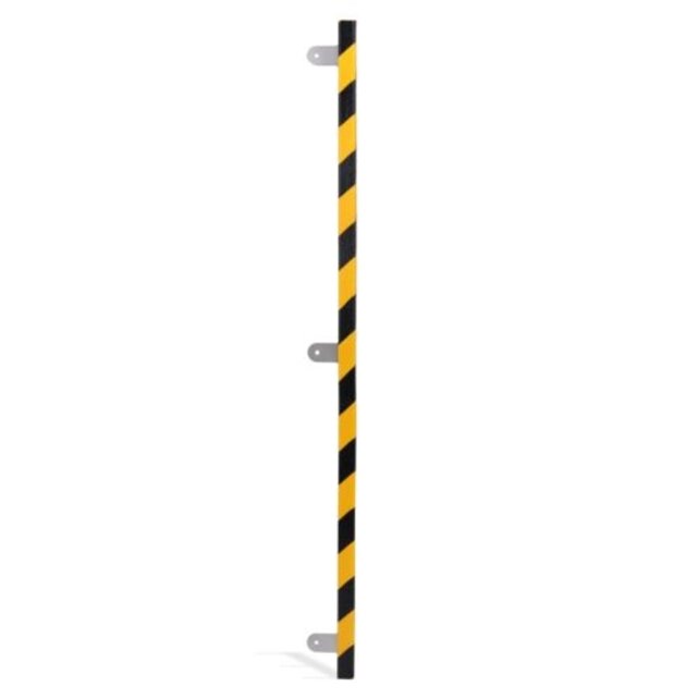Kit de protection d’angle en mousse PU Type E – 1 m – Jaune / noir – autoadhésif