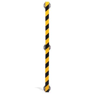 Kit de protection de surface en mousse PU Type F – 1 m – Jaune / noir – autoadhésif