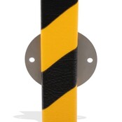 Kit de protection de surface en mousse PU Type F – 1 m – Jaune / noir – autoadhésif