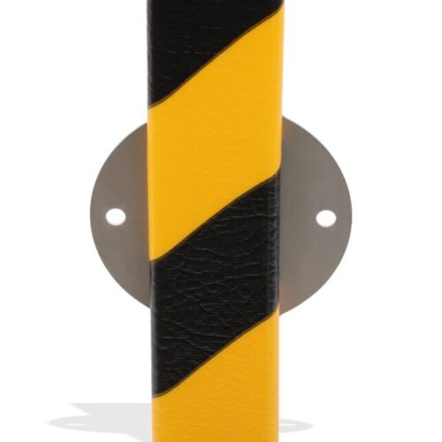 Kit de protection de surface en mousse PU Type F – 1 m – Jaune / noir – autoadhésif