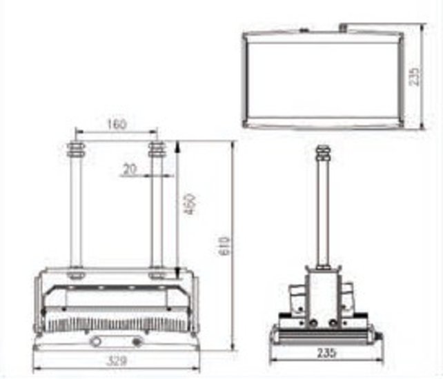 LED Floodlight High Bay Philips LED Chips 70W 5600 lumen