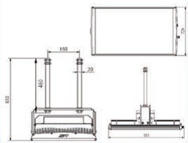 High Bay LED 200W 16000 lumen Philips Chip