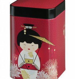 Blik little geisha rood