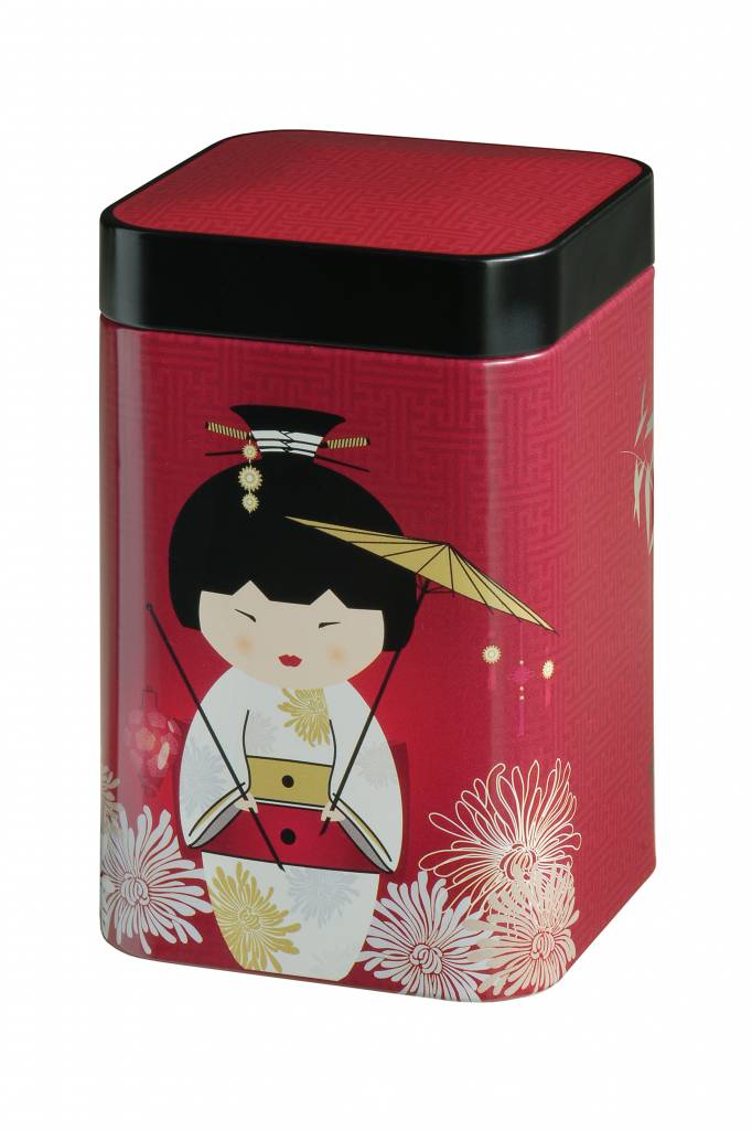 Blik little geisha rood - Om thee te bewaren