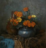 H. v. d. Velde (Maler des 19. Jahrhundert) » Öl-Gemälde Realismus Stillleben Blumen Blumenstillleben