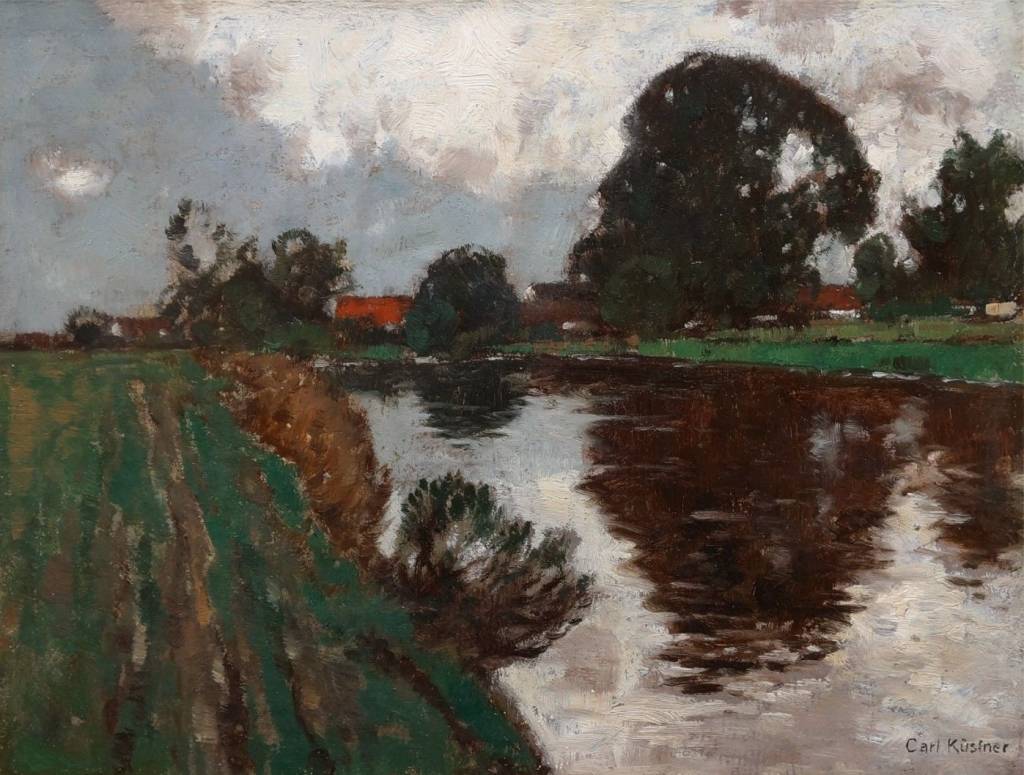 Carl Küstner (1861 - 1934) » Öl-Gemälde Landschaft Klassische Moderne