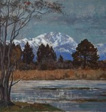 Paul Thiem  (1958 - 1922) » Öl-Gemälde Voralpenlandschaft Benediktenwand Ostersee Landschaft süddeutsche Malerei