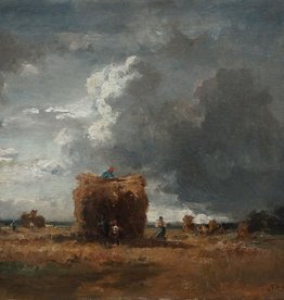 Fritz Halberg-Krauss (1874 - 1951)  » Öl-Gemälde Landschaftsgemälde Impressionismus Ernte Landschaft Münchner Malerschule Ernte Landschaft