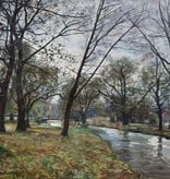 Otto Schulz-Stradtmann (1892-1960) » Öl-Gemälde Impressionismus Park Landschaft süddeutsche Malerei