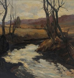 Gustav Jäger (1874 - 1957)  » Öl-Gemälde schwäbische Malerei Stuttgart Feuerbach Impressionismus Landschaft