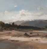 Fritz Halberg-Krauss (1874 - 1951) » Öl-Gemälde Landschaftsgemälde Impressionismus Alpen Landschaft Münchner Malerschule süddeutsche Malerei