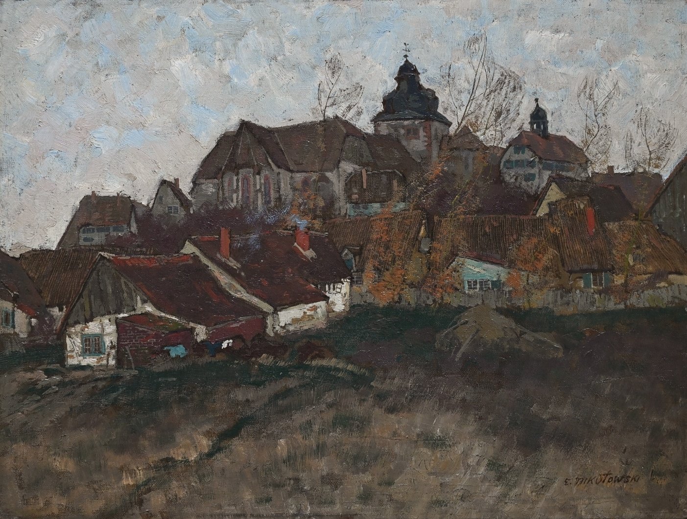 Erich Nikutowski  (1872 - 1921) » Öl-Gemälde Düsseldorfer Malerschule