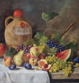 Alois Zabehlicky (1883 - 1962) » Öl-Gemälde Stillleben Früchte Obst