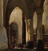 Johannes Bosboom (1817 - 1891) Umkreis » Öl-Gemälde Kircheninterieur Haager Schule