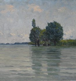 Franziska Hübsch (1857 - 1944) » Öl-Gemälde Impressionismus Bodensee Landschaft Karlsruher Malerschule