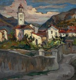 Mieze Mardner Klaas (1884 - 1950) » Öl-Gemälde Postimpressionismus Italien Landschaft