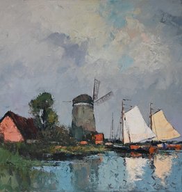 Otto Wild (1898 - 1971) » Öl-Gemälde Impressionismus Nordsee Landschaft Meer norddeutscher Maler