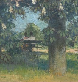 August Rixen (*1897) » Öl-Gemälde Postimpressionismus Park Landschaft Düsseldorfer Schule