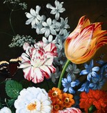 Maler des 20. Jahrhundert » Öl-Gemälde Altmeister Biedermeier Blumen Stillleben Österreichische Schule