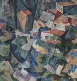 Maler des 20. Jahrhunderts » Öl-Gemälde Moderne Kubismus Avantgarde Landschaft