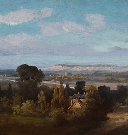 Guido Hampe (1839 - 1891) » Öl-Gemälde Biedermeier Spätromantik Landschaft Berliner Maler