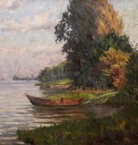 Richard Seemann (1857 - 1930) » Öl-Gemälde schwäbischer Maler Stuttgart Bodensee Impressionismus  Landschaft