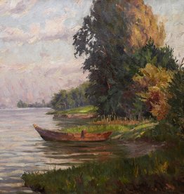 Richard Seemann (1857 - 1930) » Öl-Gemälde Landschaftsgemälde Impressionismus schwäbischer Maler Landschaft Bodensee süddeutsche Malerei