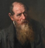 Maler des 19. Jahrhunderts » Öl-Gemälde Gründerzeit Realismus Herren-Porträt Genre-Malerei