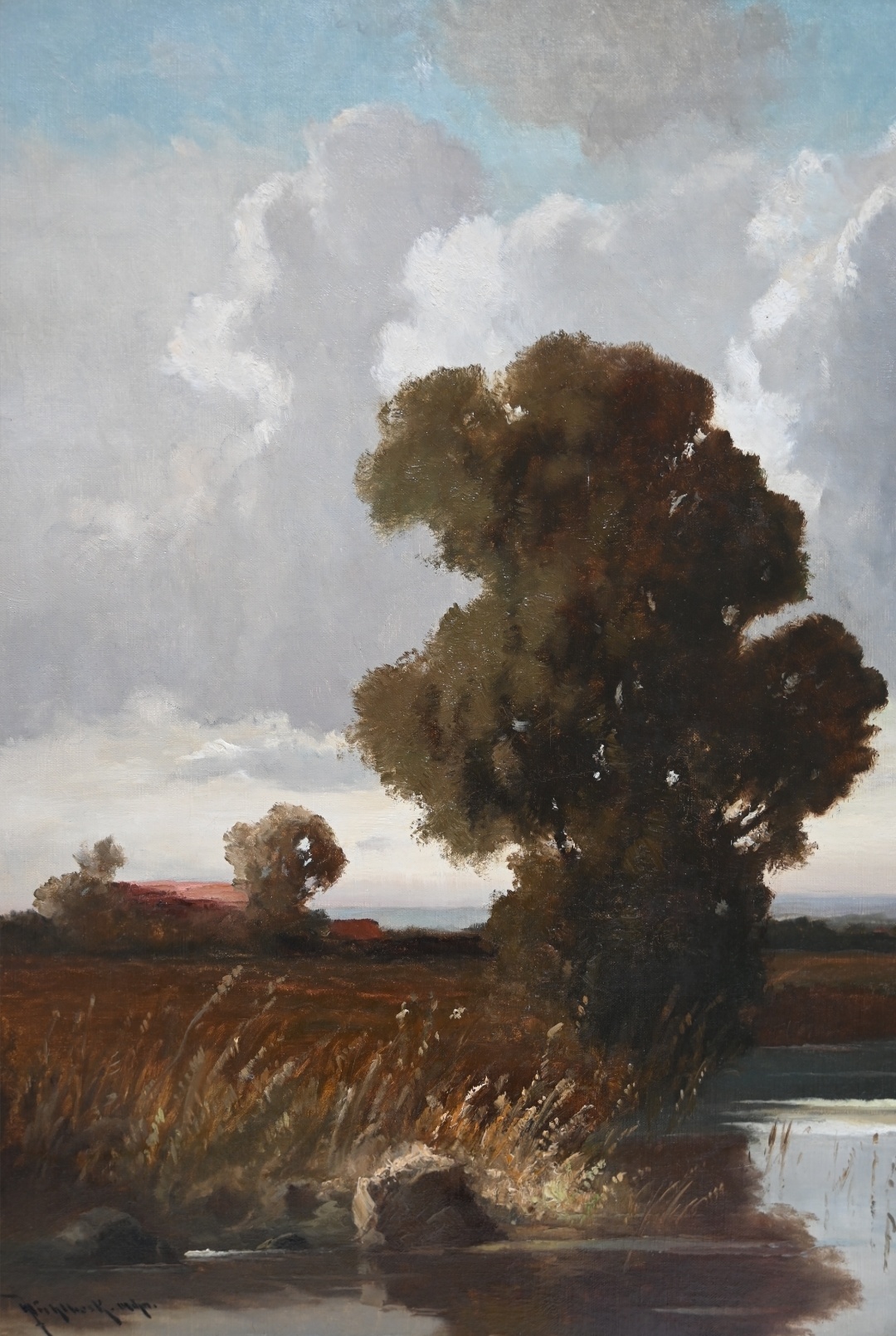 Josef Mühlbeck (1878 - 1948) » Öl-Gemälde Münchner Malerschule Dachauer Künstlerkolonie süddeutsche Malerei