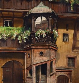 Eduard Seith (*1887) » Öl-Gemälde Vedutenmalerei Stadt Altstadt Nürnberg süddeutsche Malerei