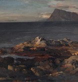 Georg Anton Rasmussen (1842 - 1914) » Öl-Gemälde Realismus Fjord Landschaft Küstenlandschaft Norwegen Fjordlandschaft Meer Skandinavien Düsseldorfer Malerschule norwegischer Maler
