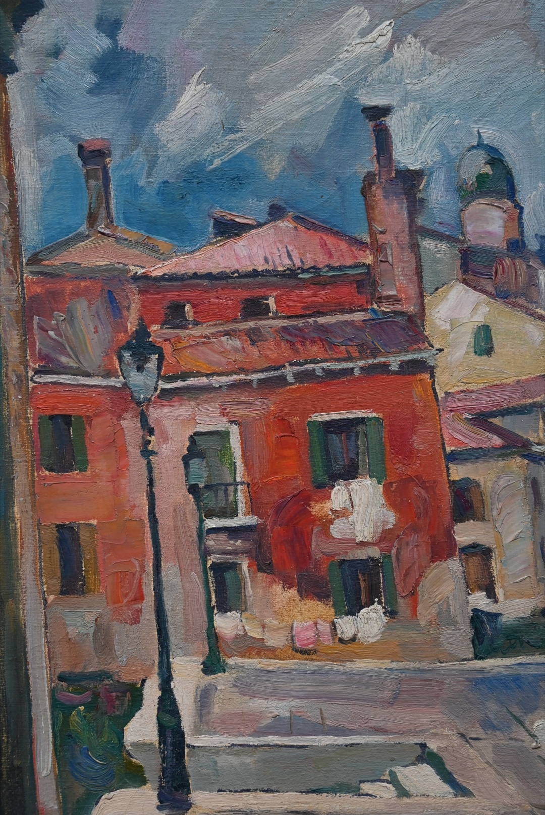 Maler des 20. Jahrhunderts » Öl-Gemälde Postimpressionismus Fauvismus expressiver Realismus École Paris Italien Stadt Landschaft Klassische Moderne